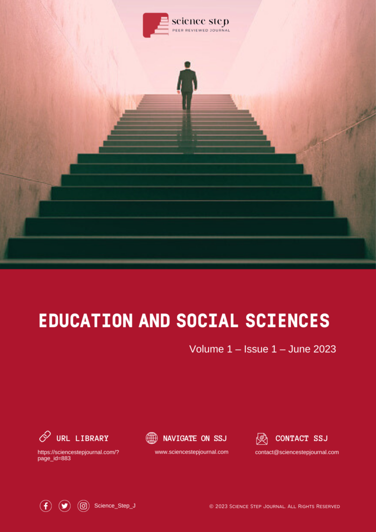 Education and Social Sciences Volume 1 – Issue 1 – Juin 2023