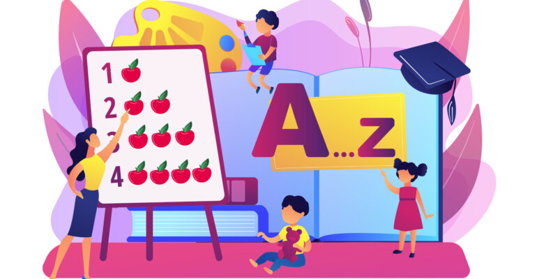 Early education concept vector illustration