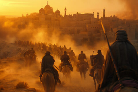 scene-de-l-armee-de-l-ancienne-bagdad-inspiree-par-les-jeux-video