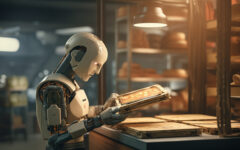 un-robot-anthropomorphe-effectuant-un-travail-humain-regulier-dans-le-futur