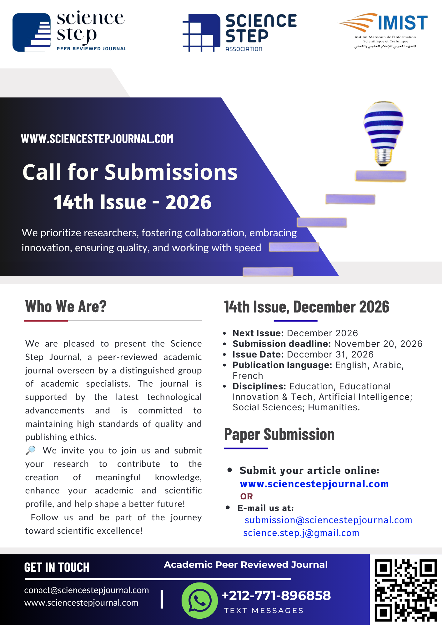 14th Issue - Science Step Journal -ENG